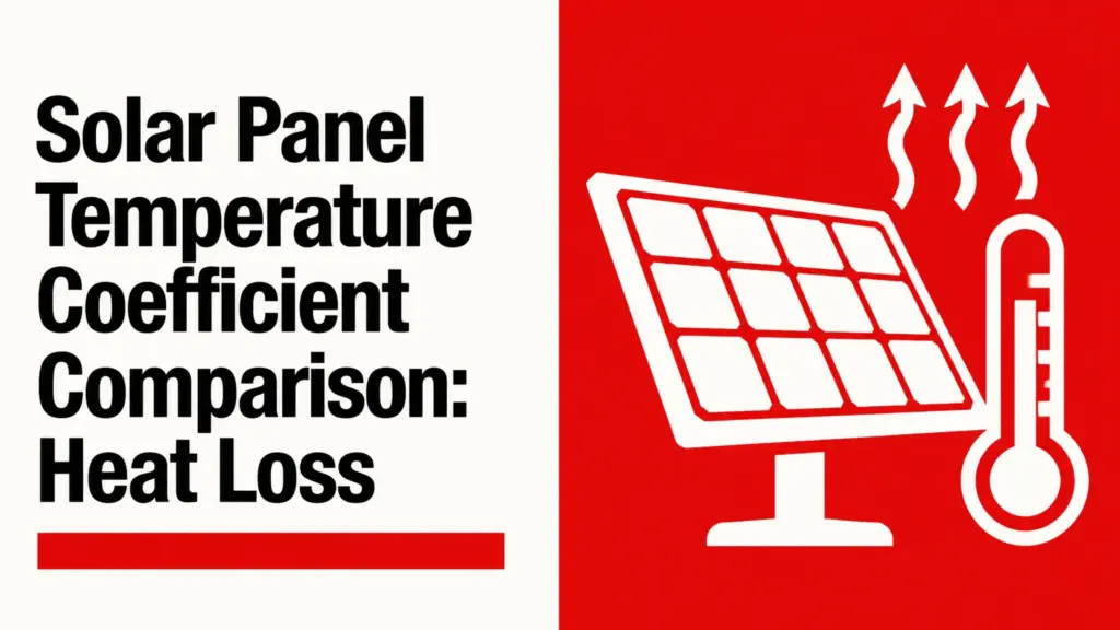 solar panel temperature coefficient comparison