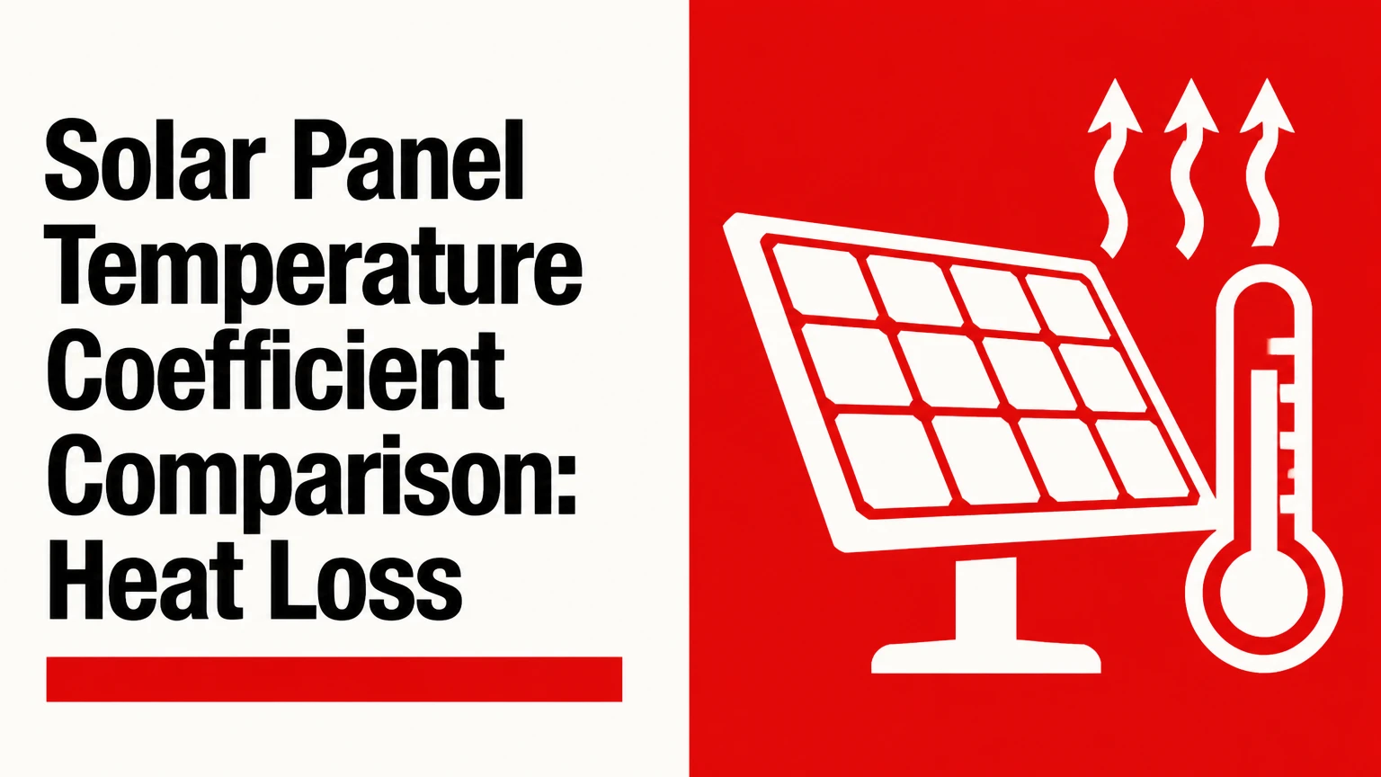 solar panel temperature coefficient comparison