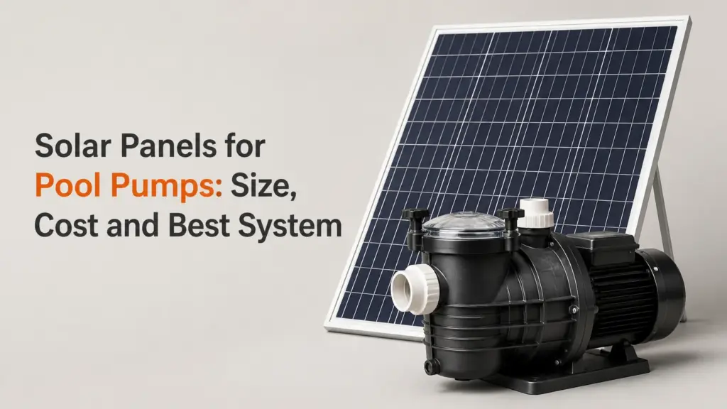 solar panels for pool pumps