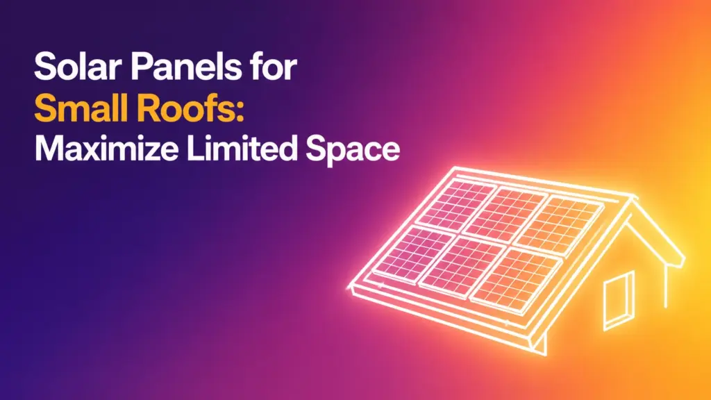 solar panels for small roofs