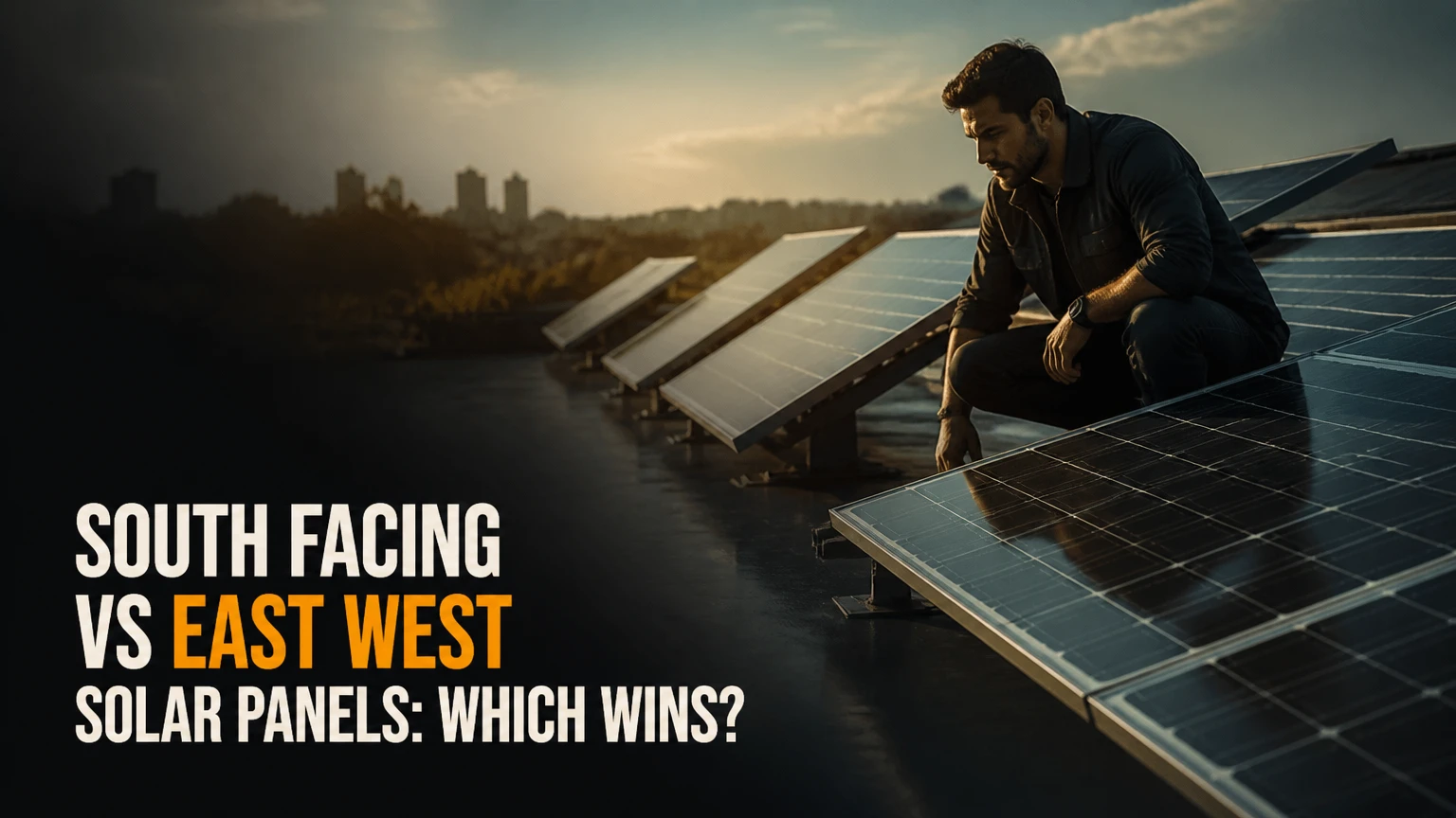 south facing vs east west solar panels
