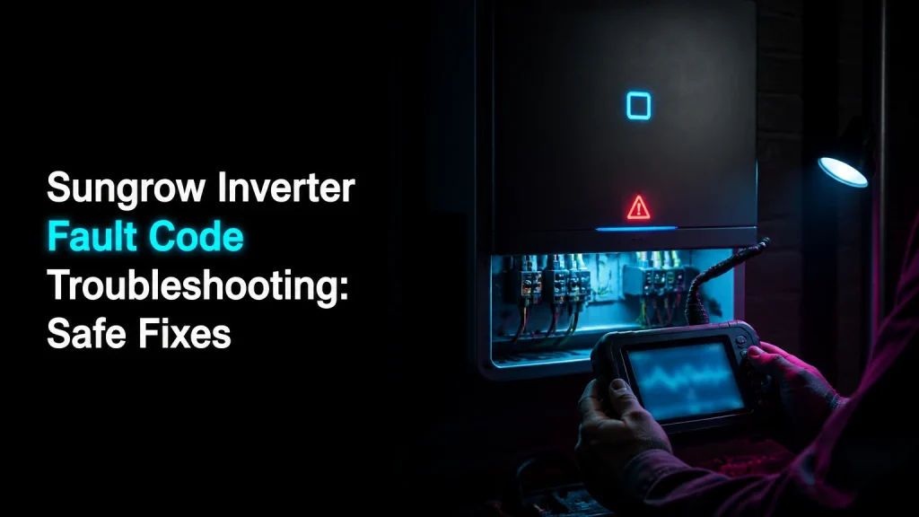 sungrow inverter fault code troubleshooting
