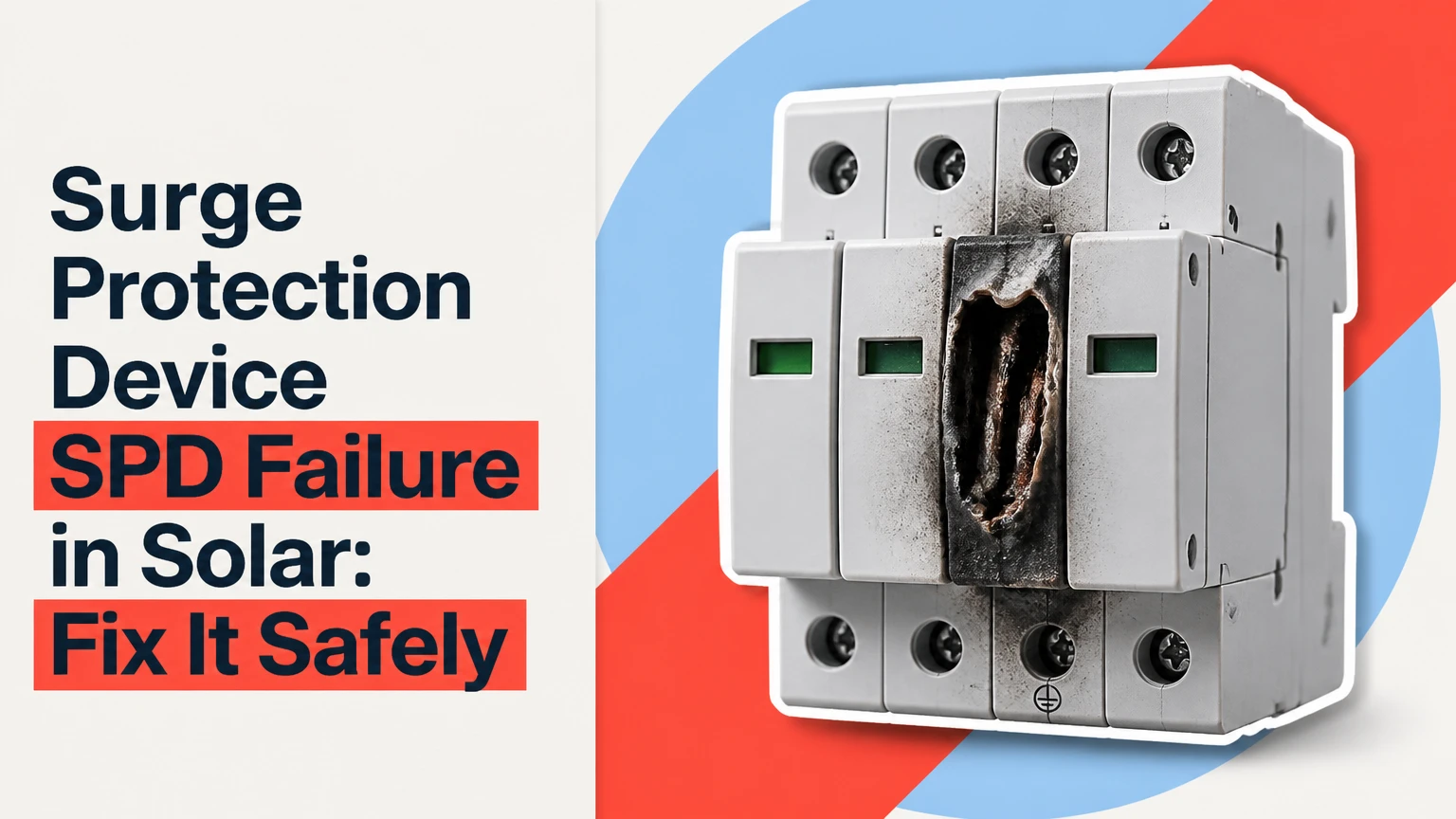 surge protection device spd failure solar