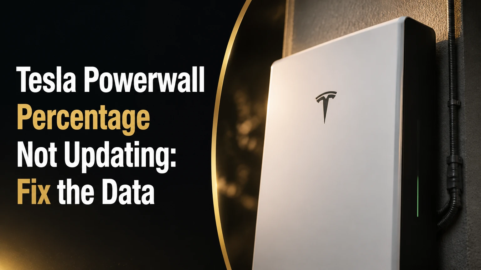 tesla powerwall percentage not updating