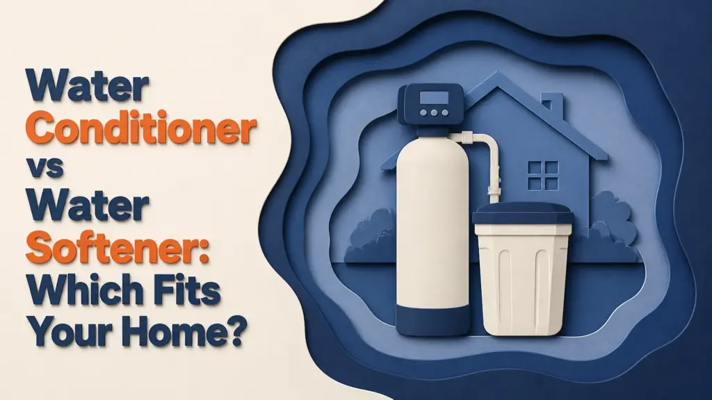 water conditioner vs water softener