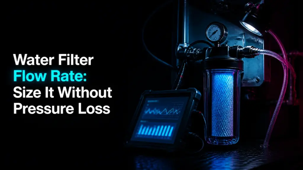 water filter flow rate
