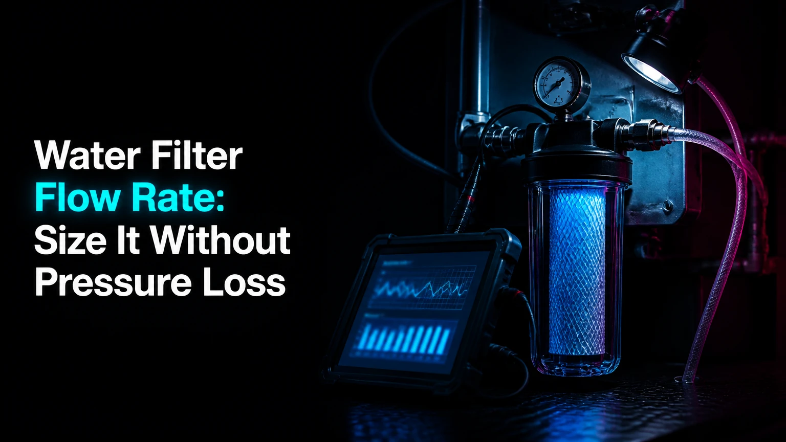 water filter flow rate