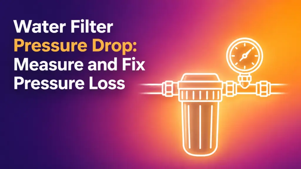 water filter pressure drop