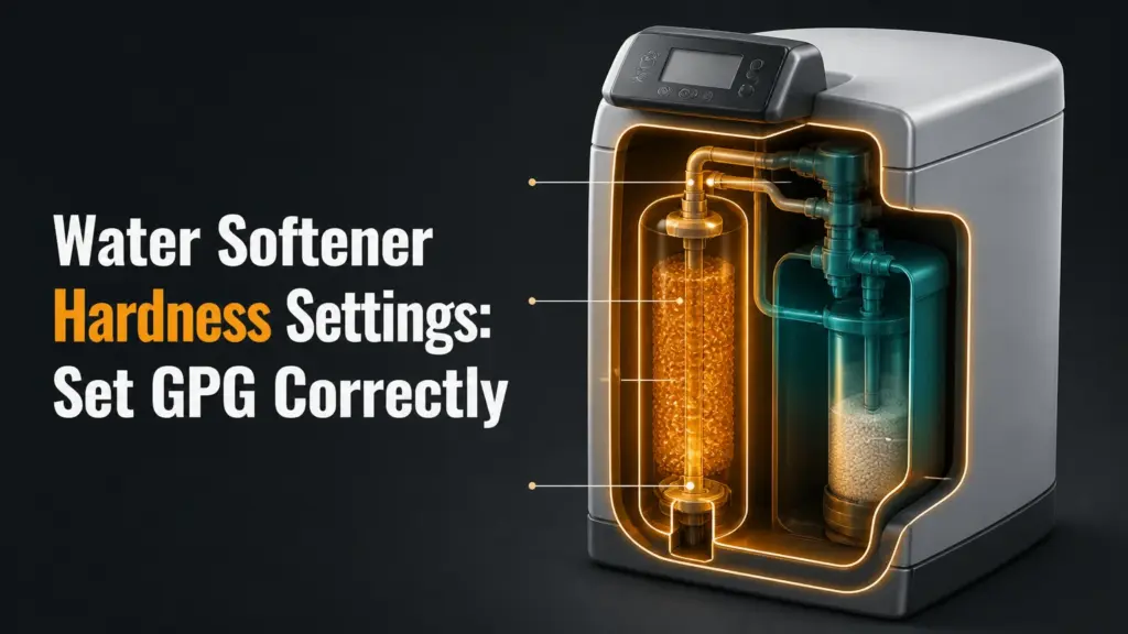 water softener hardness settings