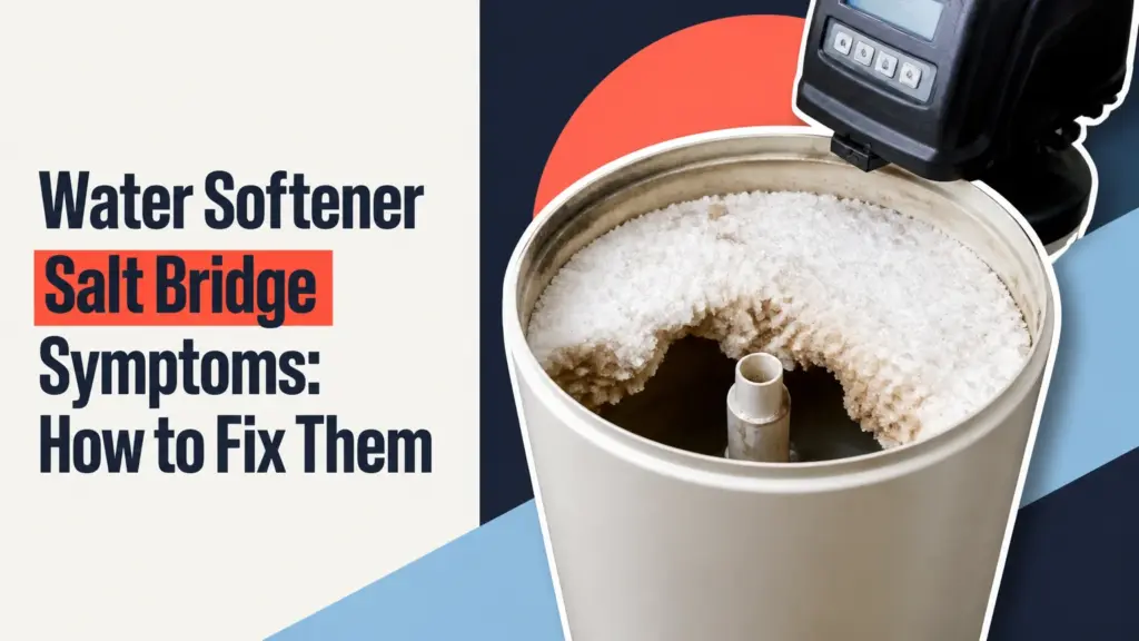 water softener salt bridge symptoms
