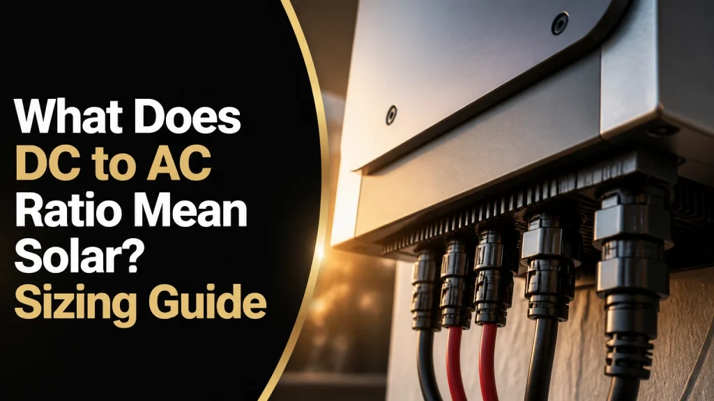 what does dc to ac ratio mean solar
