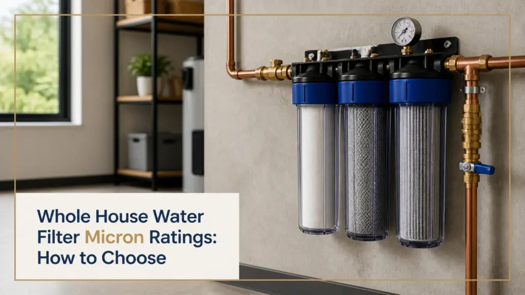 whole house water filter micron ratings