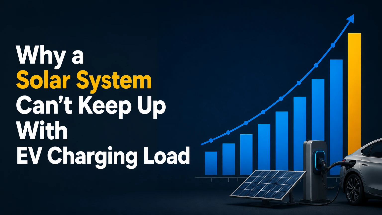 solar system cant keep up with ev charging load