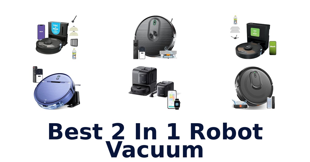 Best 2 In 1 Robot Vacuum