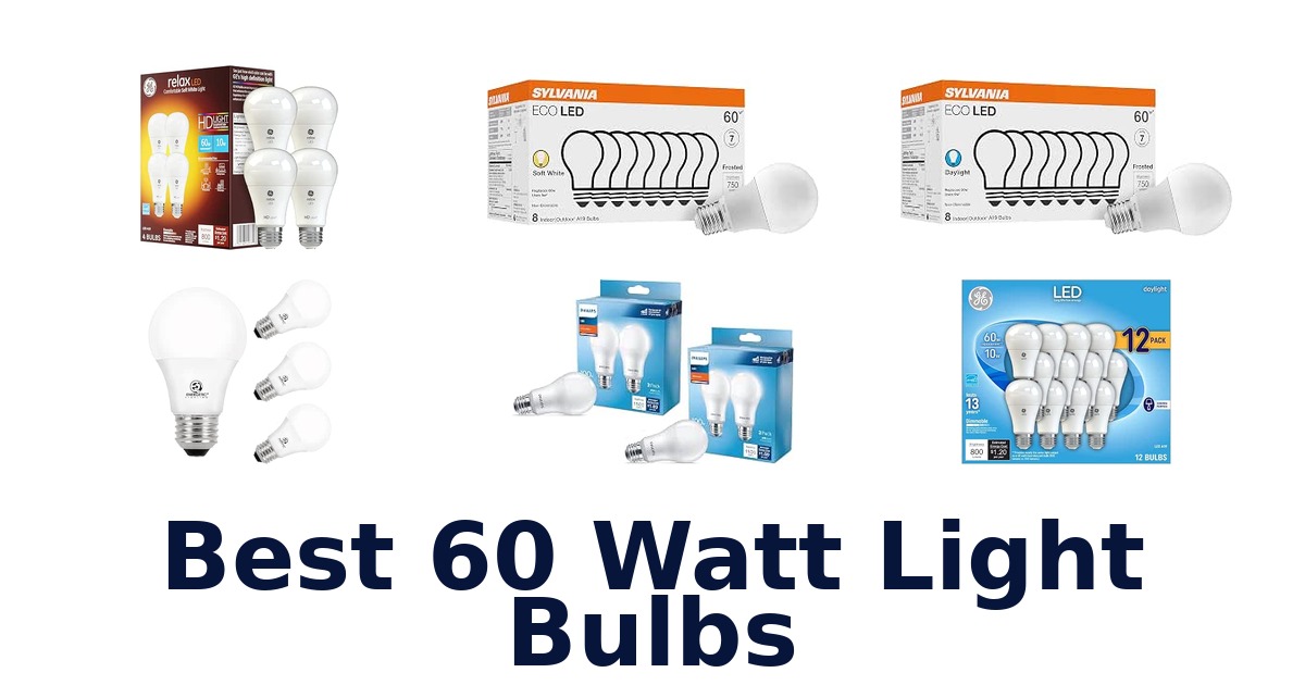 Best 60 Watt Light Bulbs