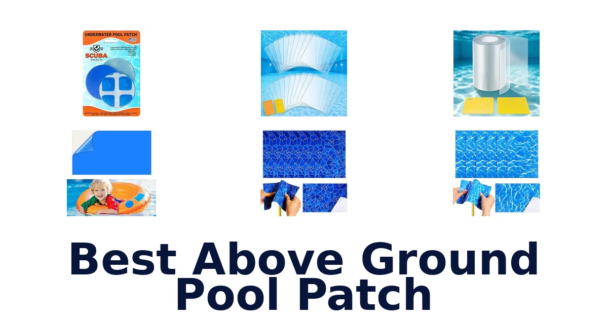 Best Above Ground Pool Patch