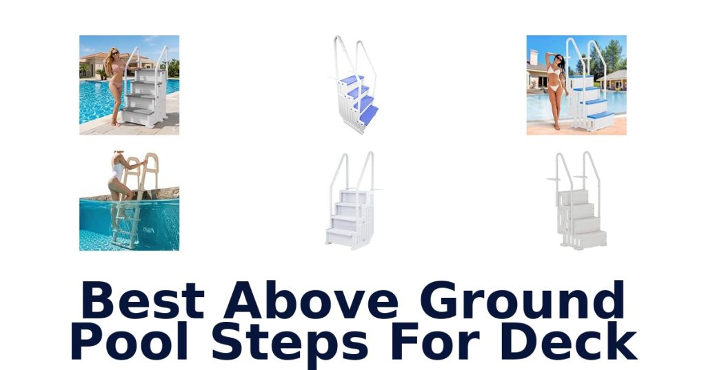 Best Above Ground Pool Steps For Deck