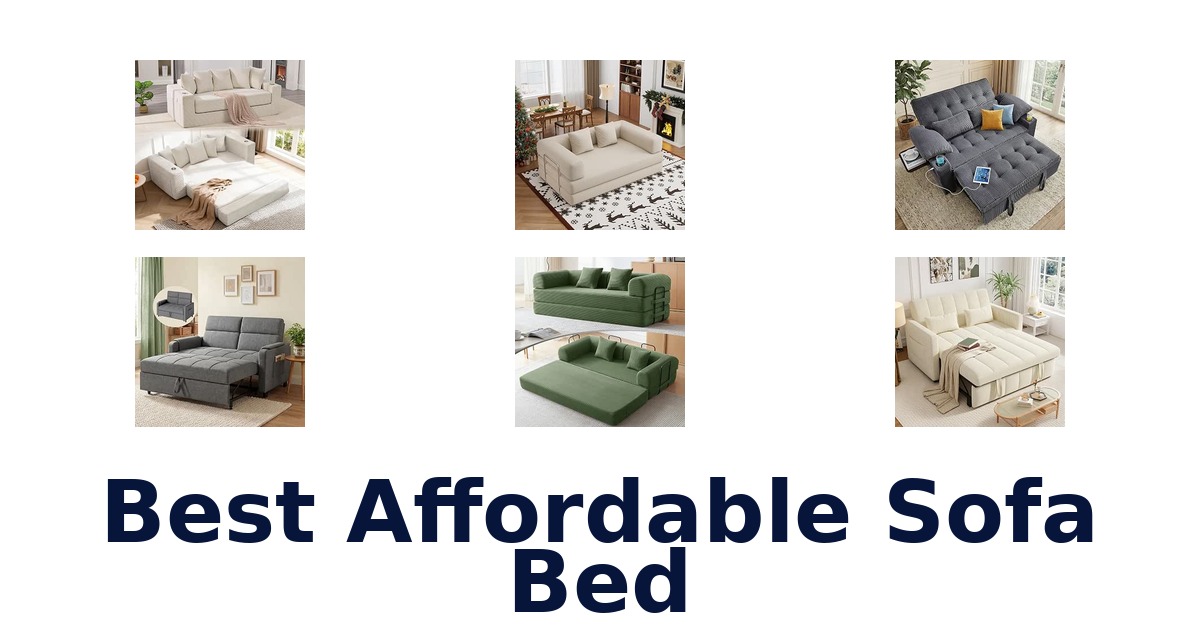 Best Affordable Sofa Bed