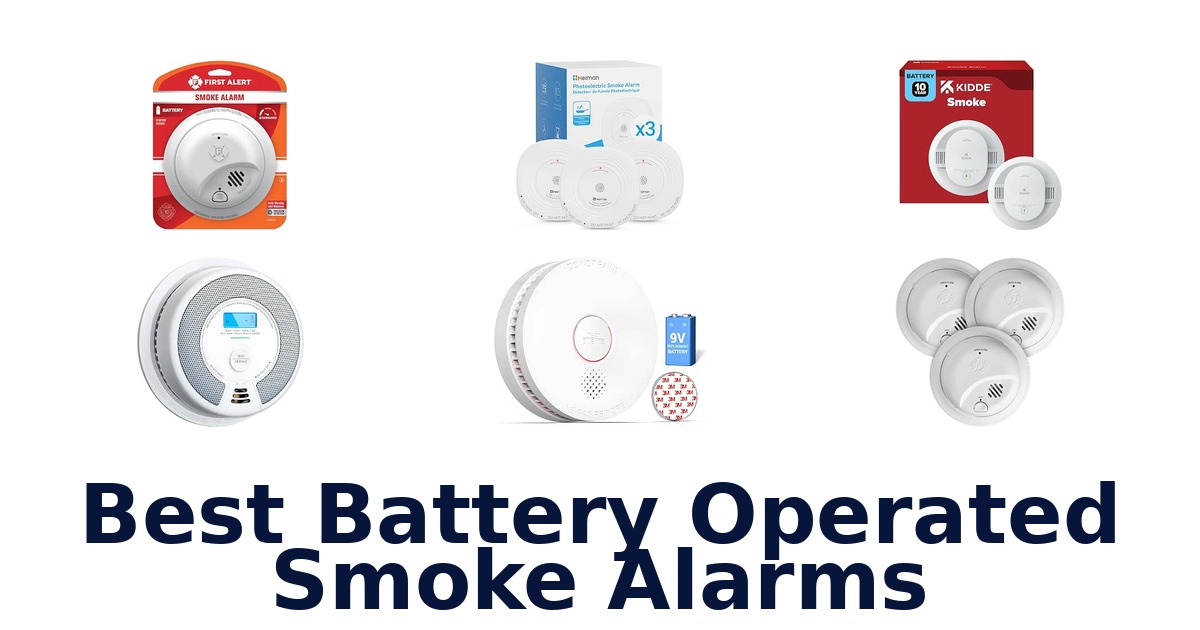 Best Battery Operated Smoke Alarms