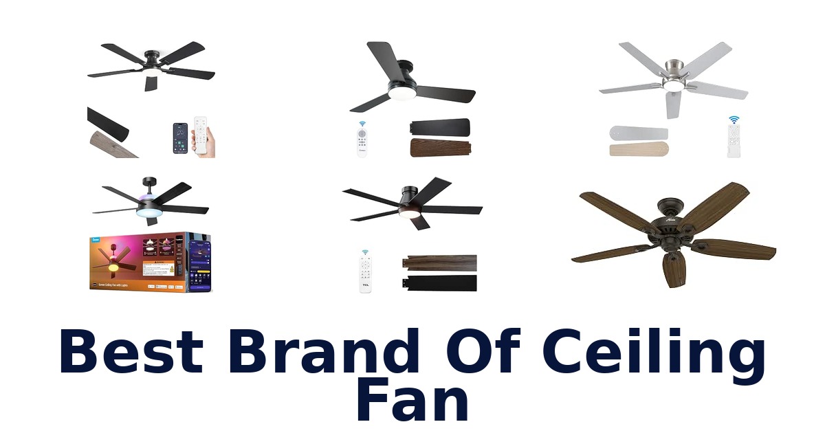 Best Brand Of Ceiling Fan