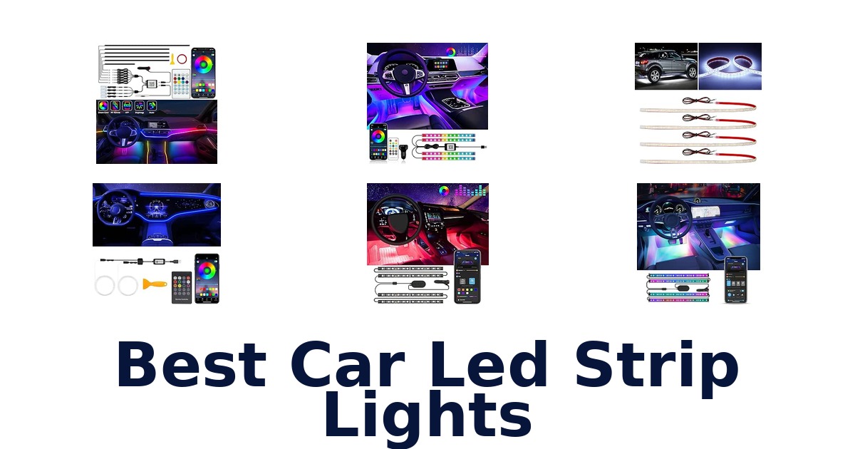 Best Car Led Strip Lights