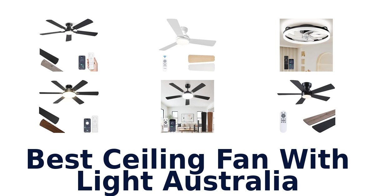 Best Ceiling Fan With Light Australia