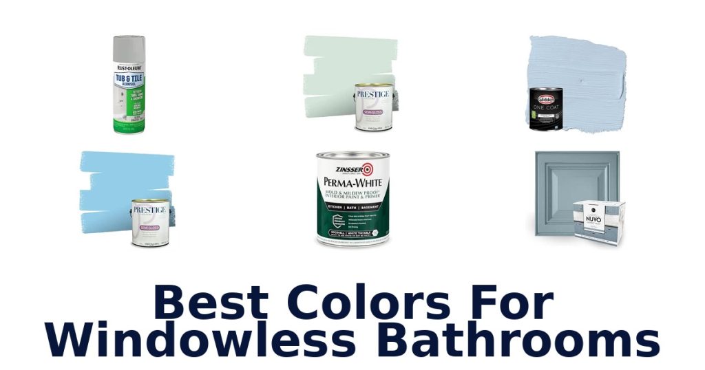 Best Colors For Windowless Bathrooms