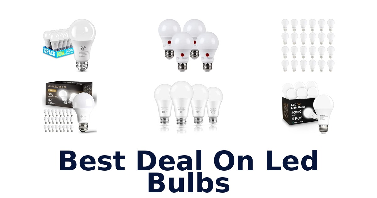 Best Deal On Led Bulbs