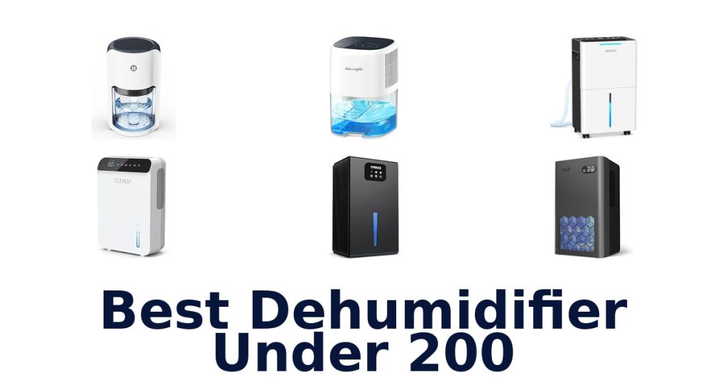 Best Dehumidifier Under 200
