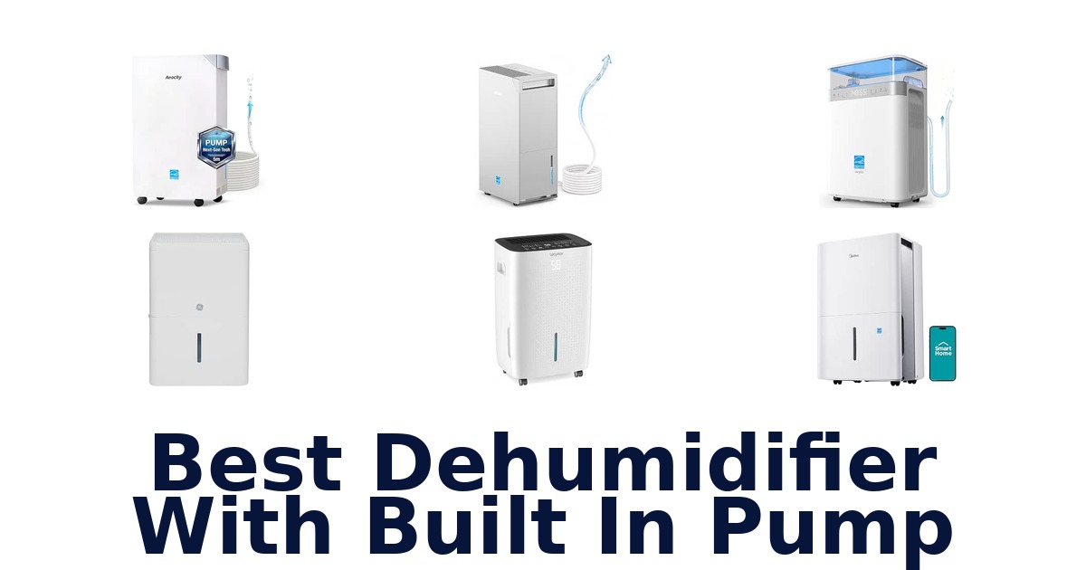 Best Dehumidifier With Built In Pump