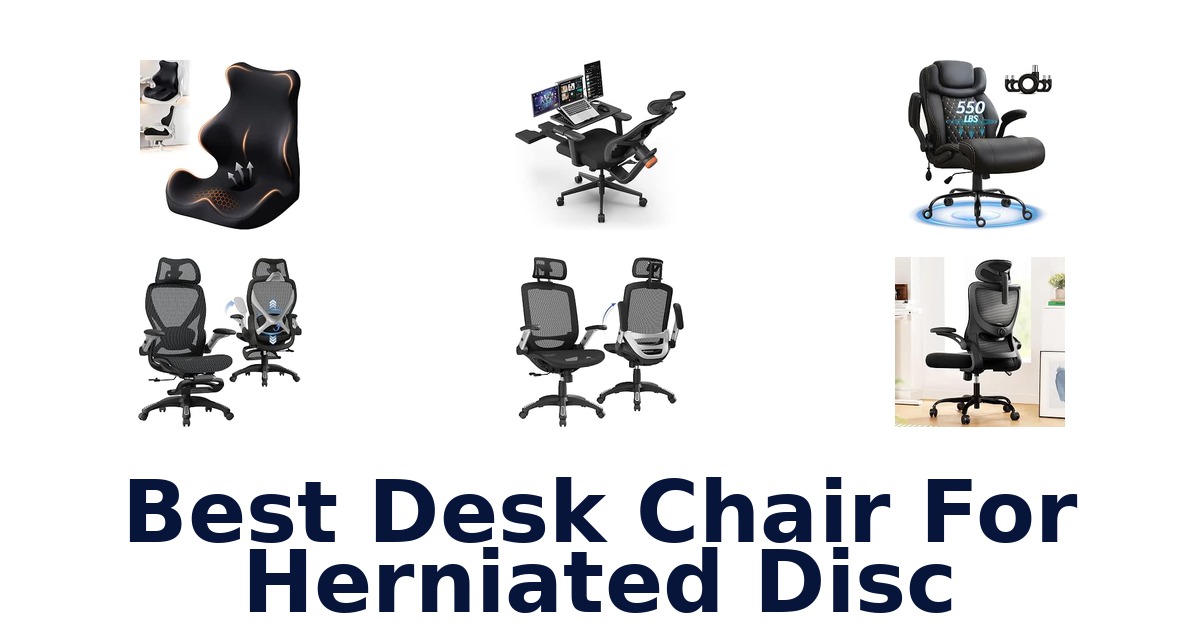 Best Desk Chair For Herniated Disc