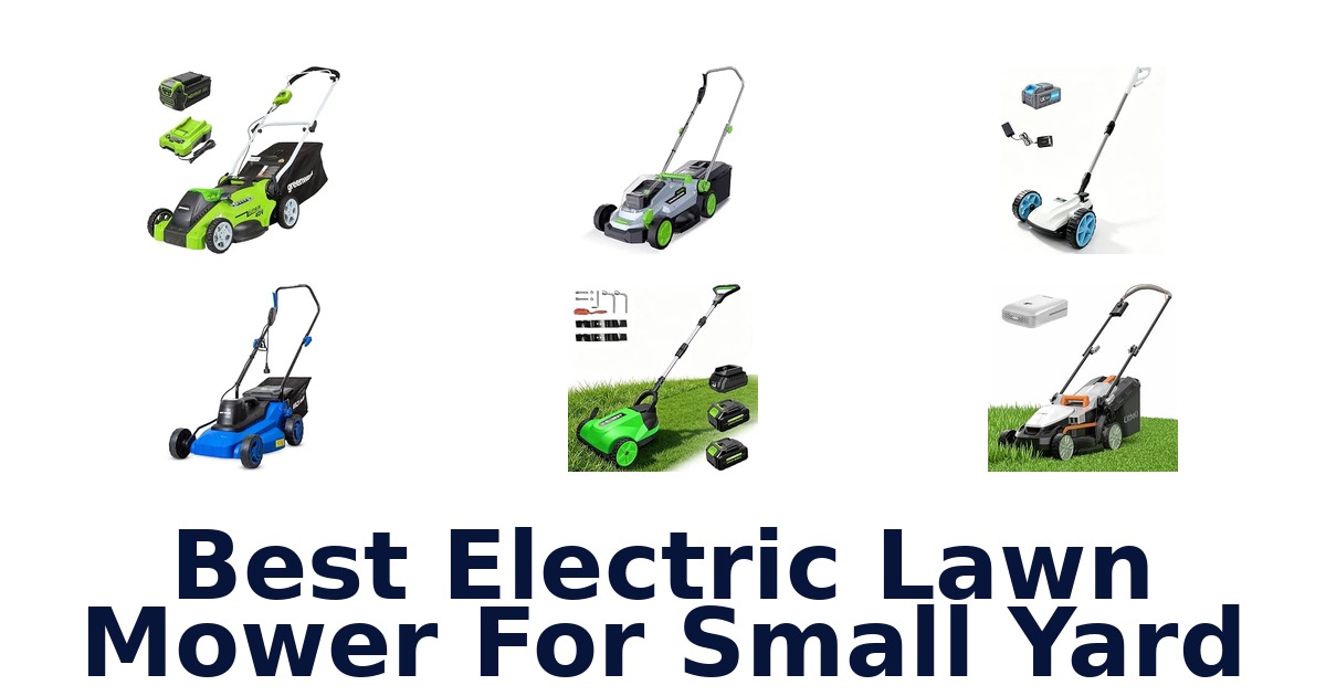 Best Electric Lawn Mower For Small Yard
