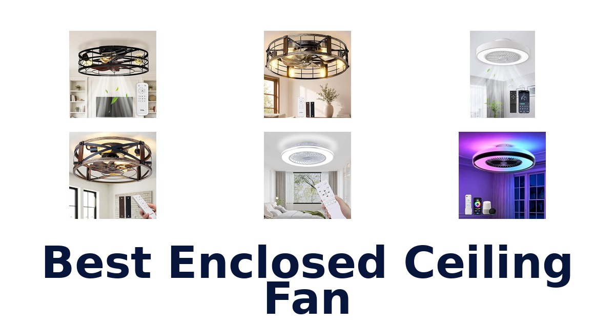 Best Enclosed Ceiling Fan