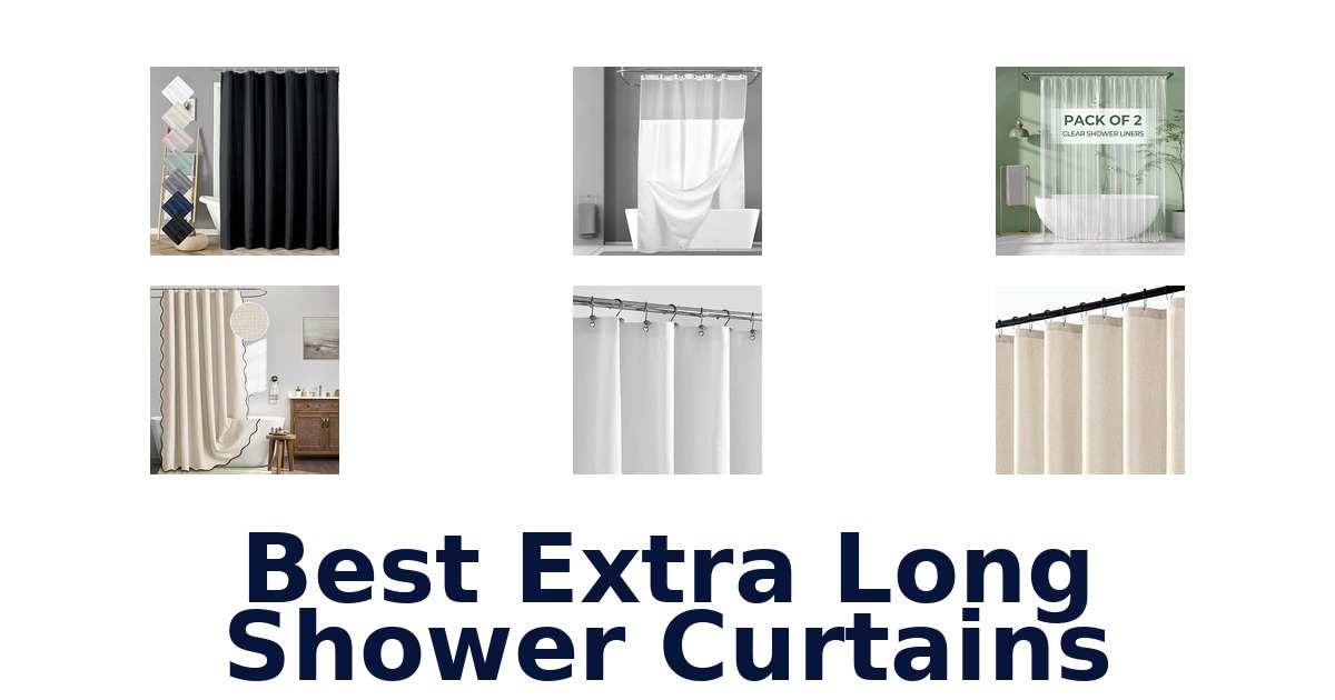 Best Extra Long Shower Curtains