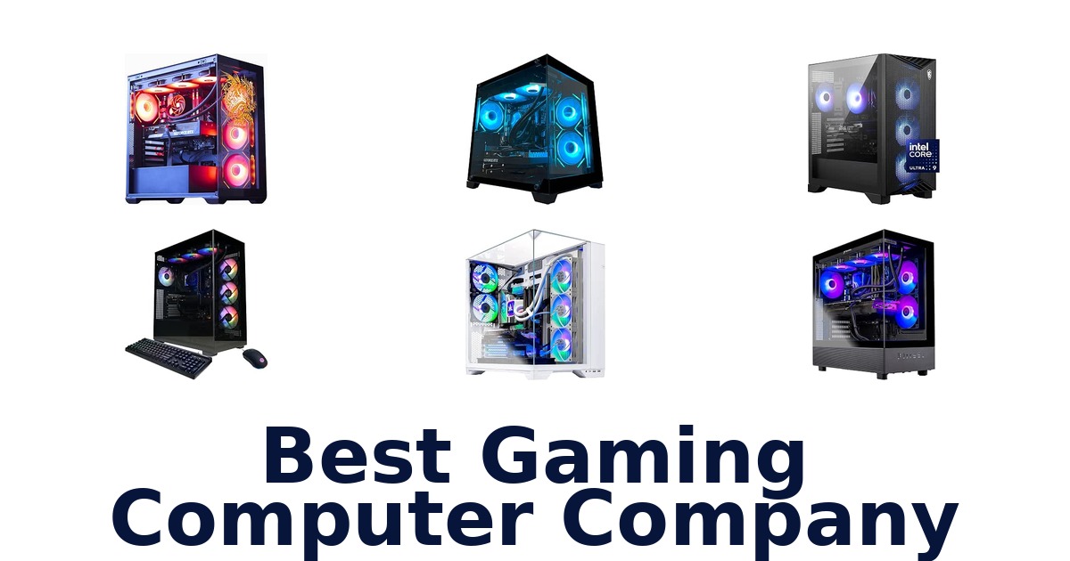 Best Gaming Computer Company