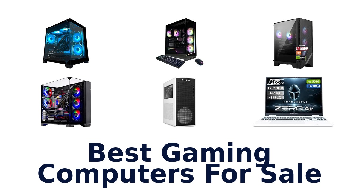 Best Gaming Computers For Sale