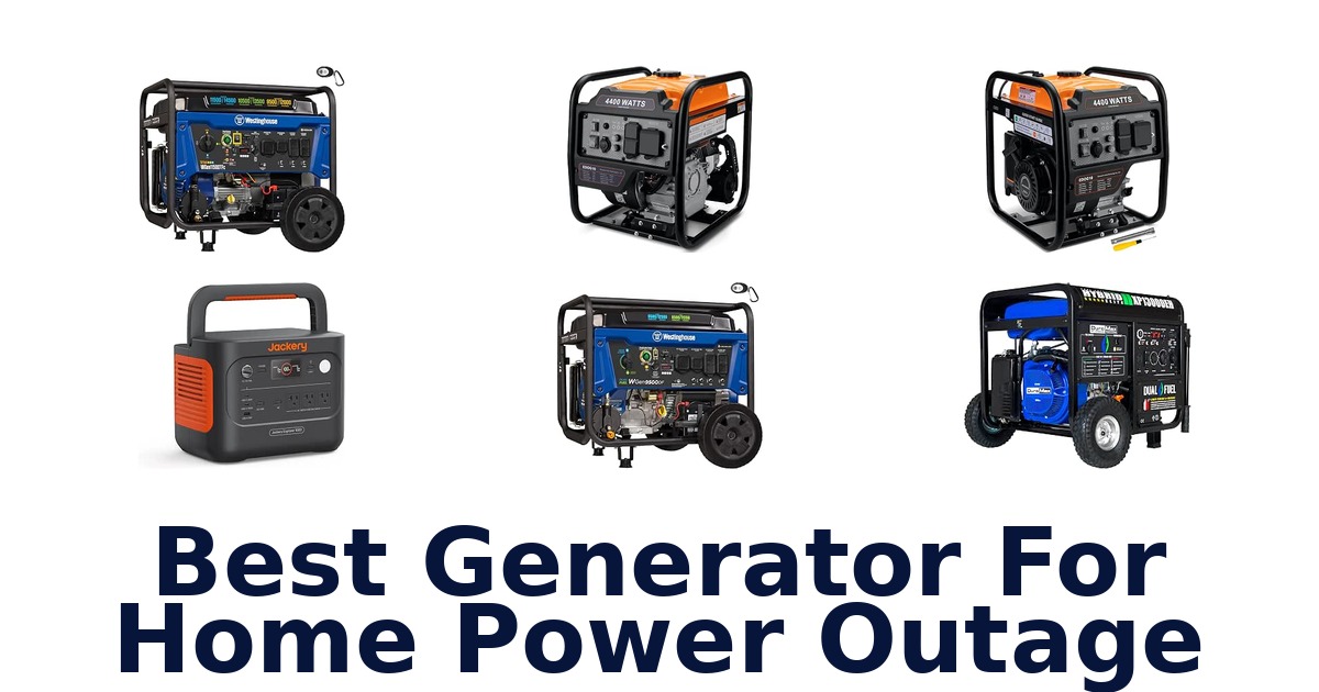 Best Generator For Home Power Outage