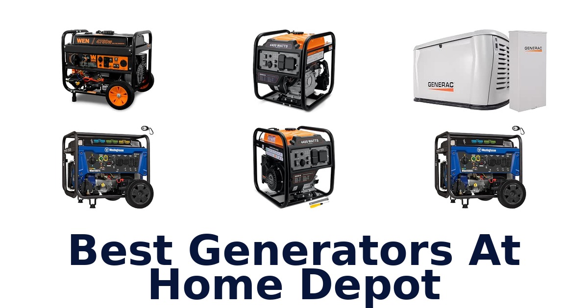 Best Generators At Home Depot