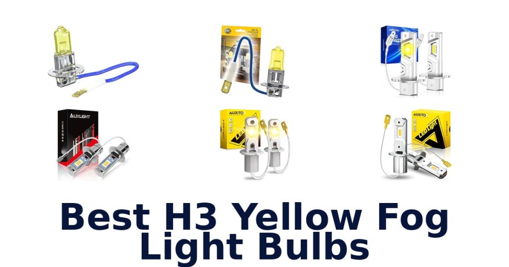 Best H3 Yellow Fog Light Bulbs