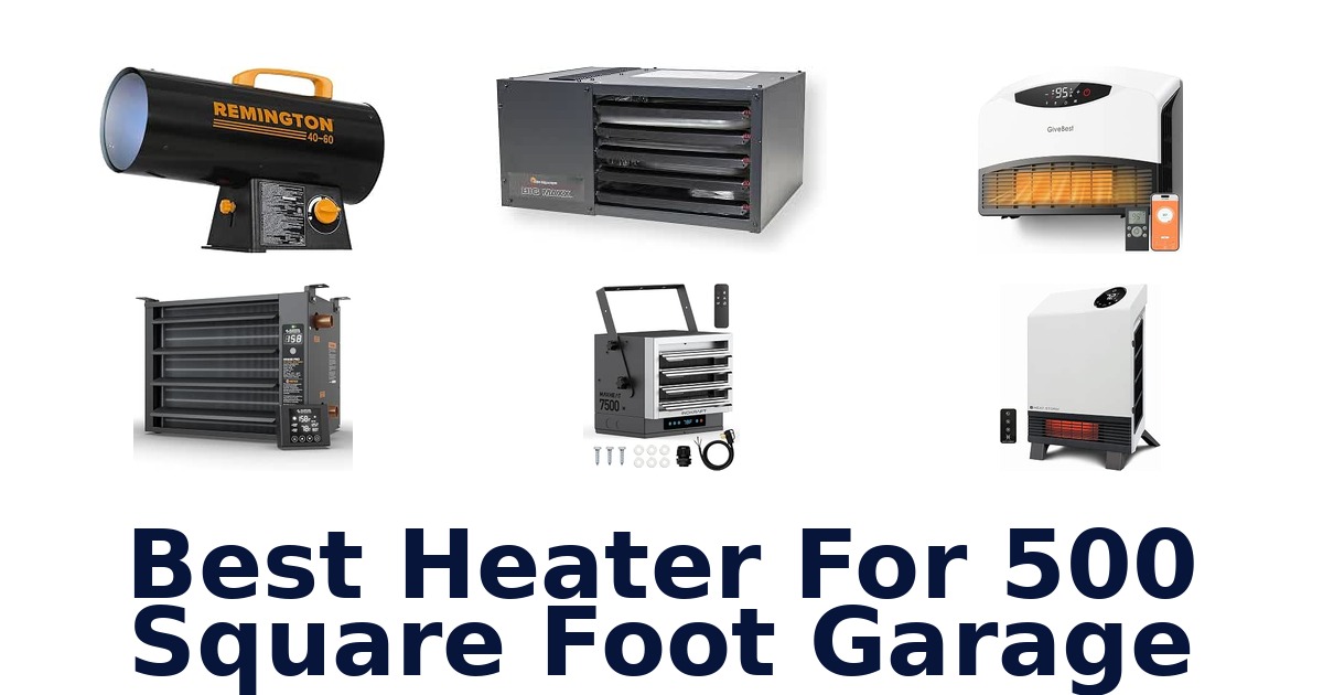 Best Heater For 500 Square Foot Garage