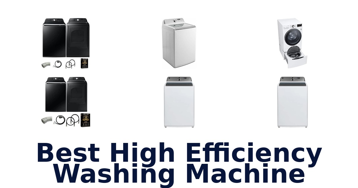 Best High Efficiency Washing Machine