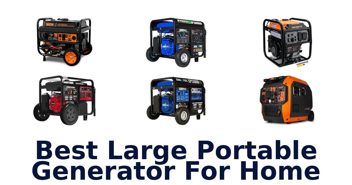 Best Large Portable Generator For Home