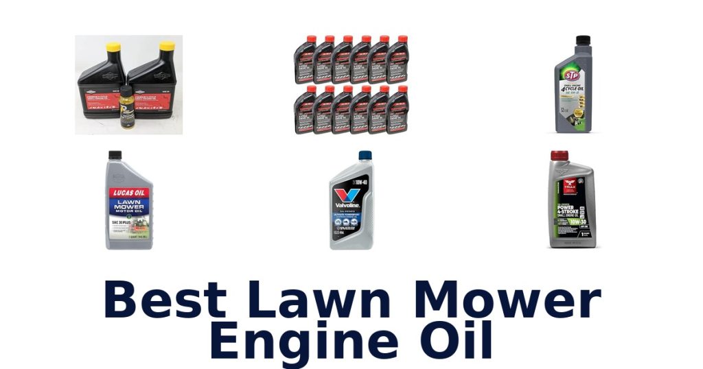 Best Lawn Mower Engine Oil