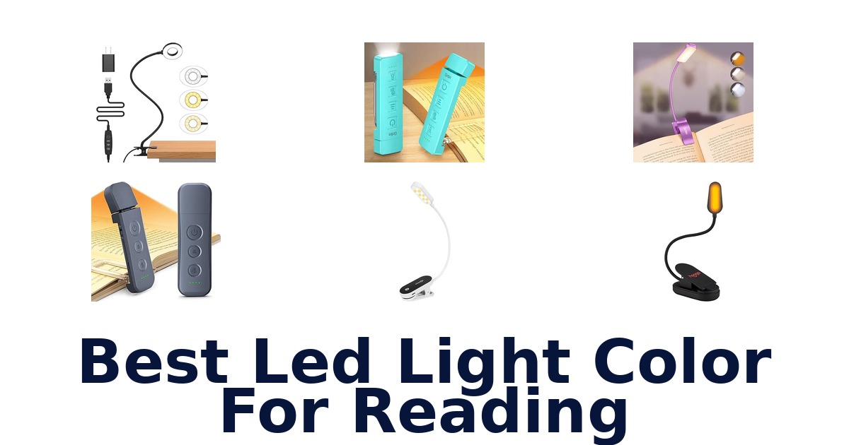 Best Led Light Color For Reading