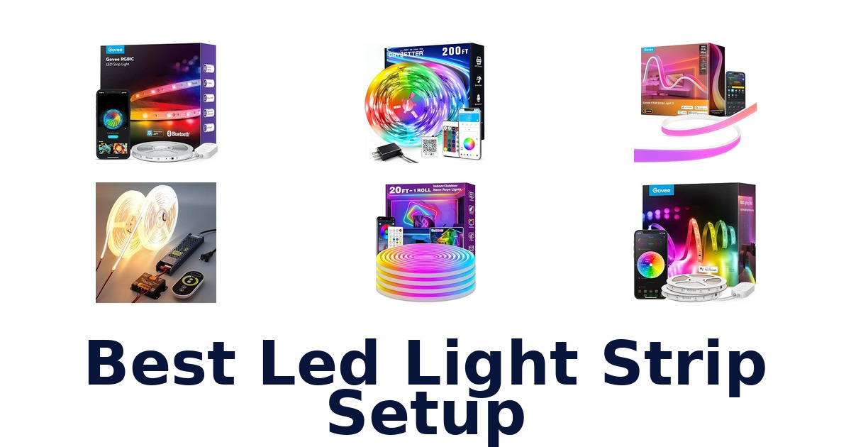 Best Led Light Strip Setup