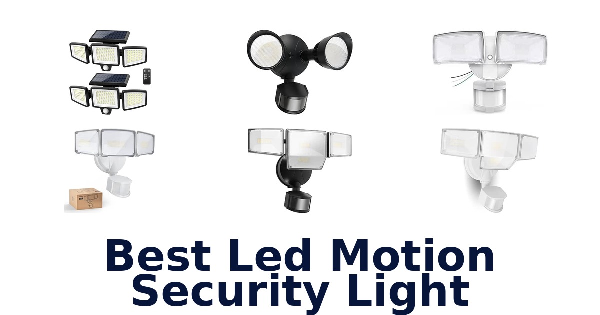 Best Led Motion Security Light