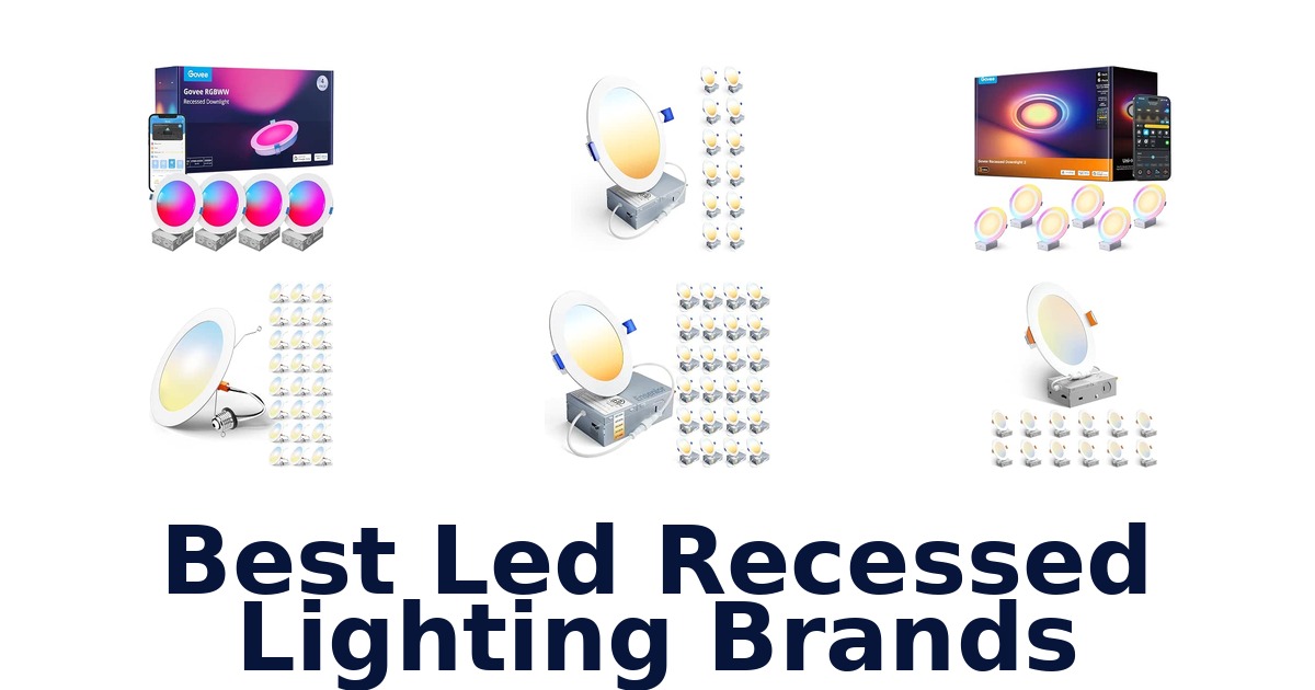 Best Led Recessed Lighting Brands