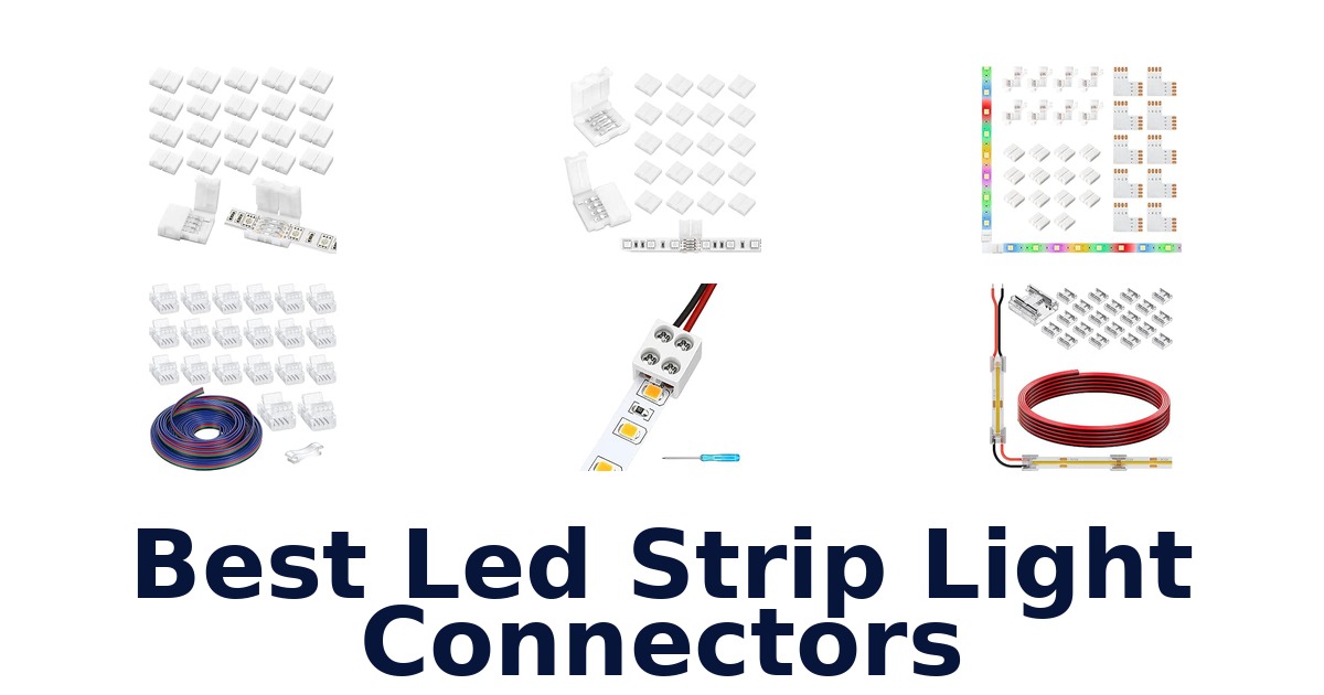 Best Led Strip Light Connectors