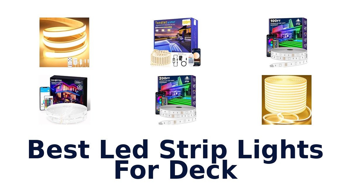 Best Led Strip Lights For Deck