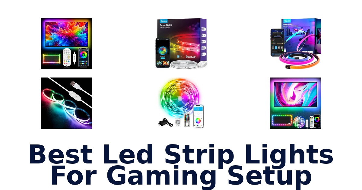 Best Led Strip Lights For Gaming Setup